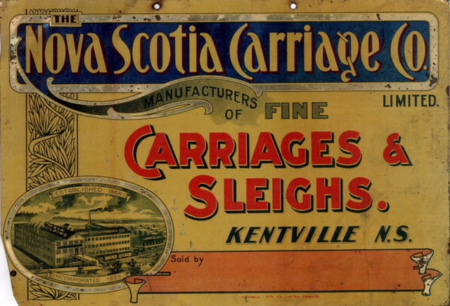 Promotional material for Nova Scotia Carriage Co.